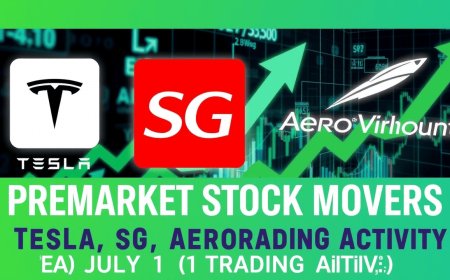 Premarket Stock Movers: Tesla, SG, AeroVironment Lead July 1 Trading Activity