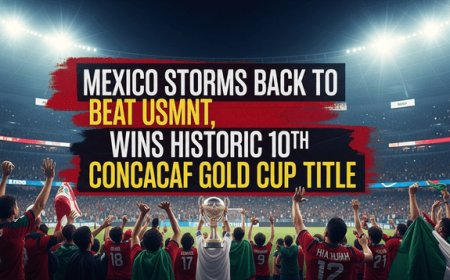 Mexico Storms Back to Beat USMNT, Wins Historic 10th CONCACAF Gold Cup Title