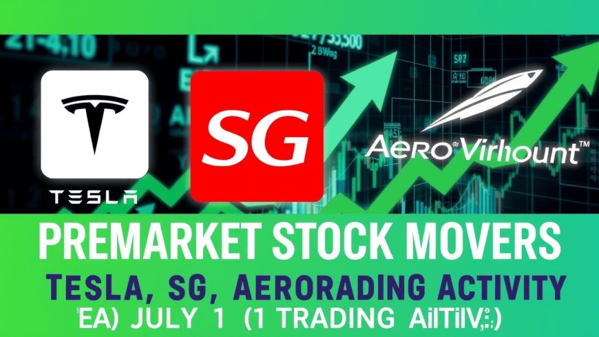 Premarket Stock Movers: Tesla, SG, AeroVironment Lead July 1 Trading Activity